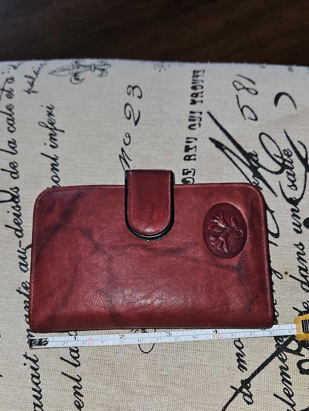Buxtpn Classic Red Leather Women's Wallet